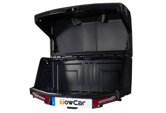 Coffre d'attelage 400 litres TOWBOX V3 Noir
