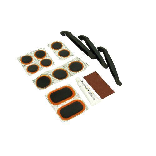 KIT DE REPARATION PNEUS VELO RUSTINES/COLLE/ABRASIF CARPOINT