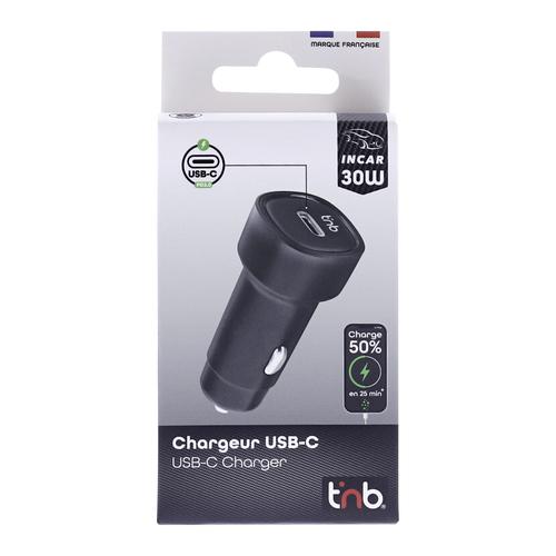 Chargeur allume-cigares  TNB 1 USB-C 30W - noir