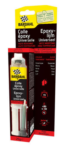 Colle époxy universelle BARDAHL 25 g Colle époxy universelle BARDAHL 25 g