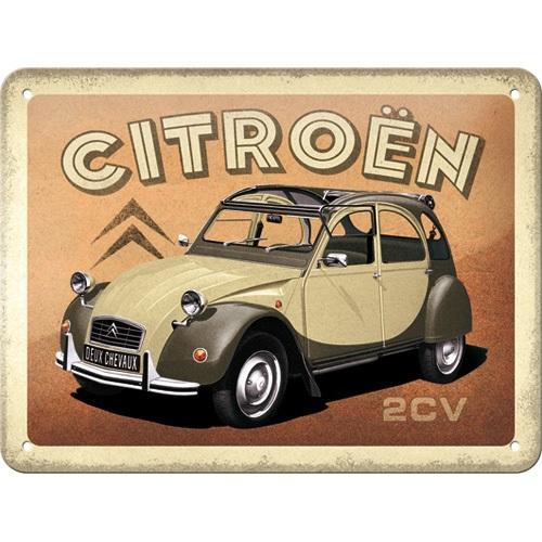 Tin Sign  15Cm X 20Cm NOSTALGIC ART Citroen - 2Cv