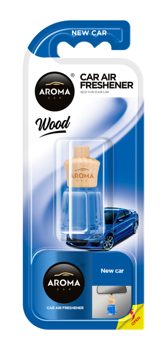 Désodorisant AROMA CAR wood mini new car 4.5ml