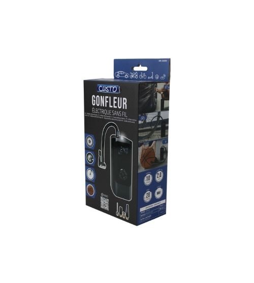 Gonfleur électrique CUSTO AUTO sans fil