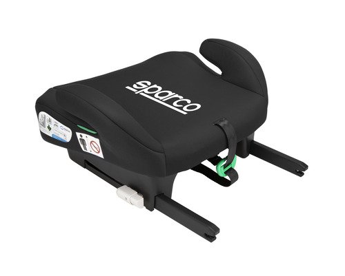 Réhausseur bas SPARCO Isofix noir 125-150cm ECE R129 ISIZE