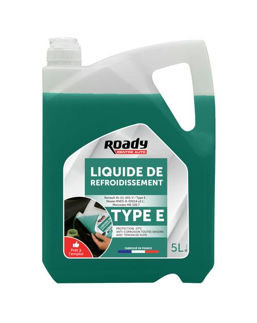 Liquide de refroidissement ROADY -37°C RENAULT TYPE E Liquide de refroidissement ROADY -37°C RENAULT TYPE E