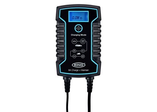Chargeur de batterie intelligent et maintien de charge RING 12V, 6A RESC806FR