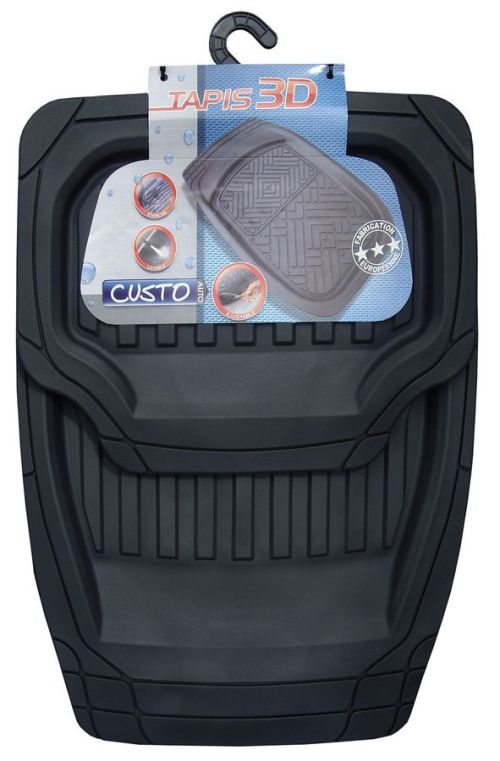 4 tapis CUSTO AUTO baquet canion noir STD