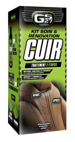 Kit Soin et Rénovation Cuir GS27 330 ml Kit Soin et Rénovation Cuir GS27 330 ml