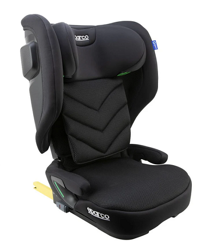 SIEGE ENFANT PLIABLE ISOFIX 100-150CM ECE R129 SPARCO