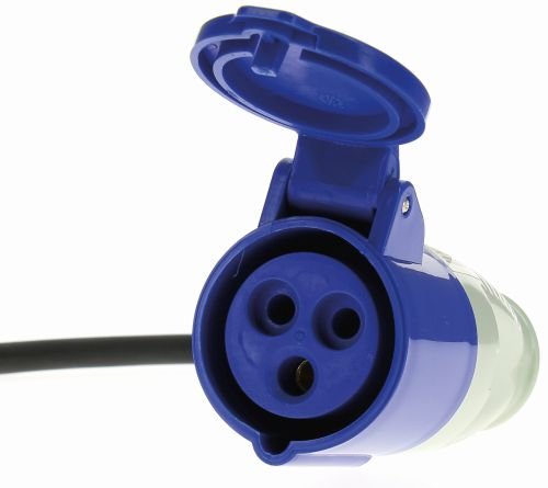 Adaptateur femelle CEE17- mâle SCHUKO avec cordon
