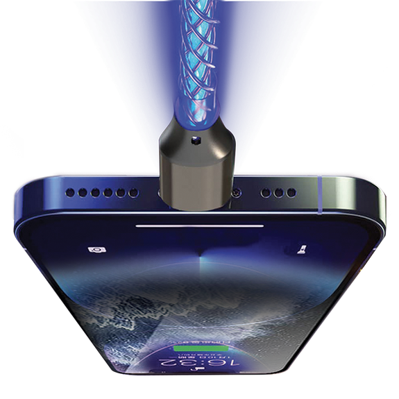 CORDON LUMINEUX CHARGE  + DATA USB A / TYPE C RDI NOIR
