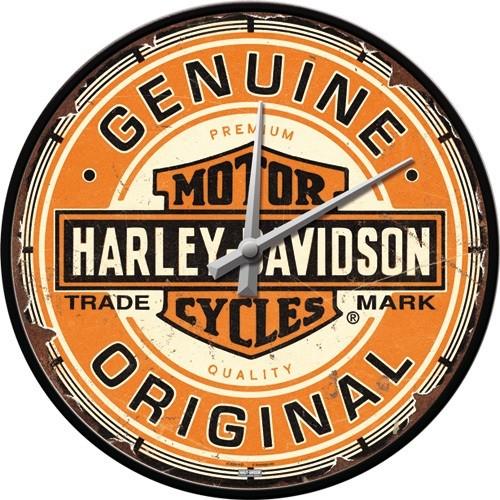 Wall Clock Harley-Davidson NOSTALGIC ART Genuine Original