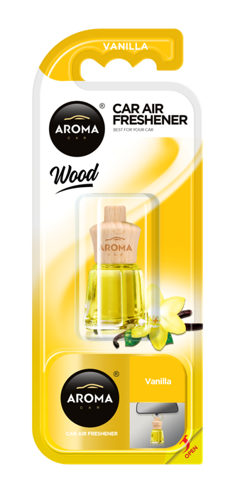 Désodorisant AROMA CAR wood mini vanilla 4.5ml