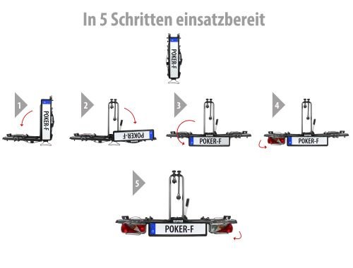 Porte-vélos plateforme EUFAB Poker-F