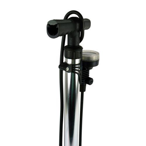 POMPE A PIED AVEC MANOMETRE 52CM CARPOINT