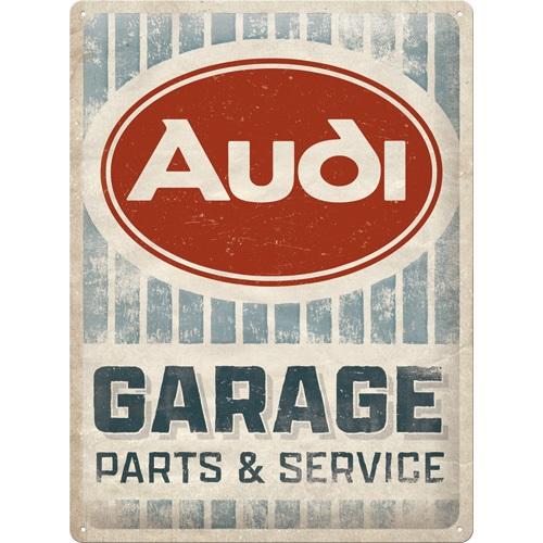 Tin Sign30 X 40 Cm NOSTALGIC ART  Audi - Garage