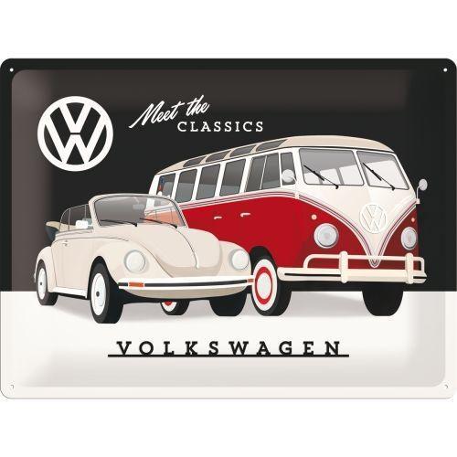 Tin Sign 30 X 40 Cm NOSTALGIC ART Vw Classics