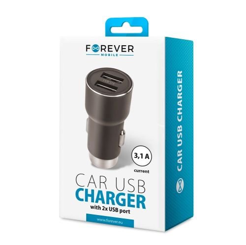 Chargeur allume-cigare X2 usb FOREVER 