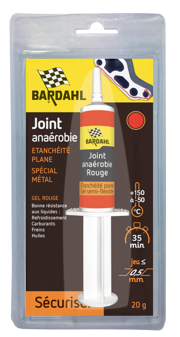 Joint anaérobie rouge BARDAHL 15 g - Roady