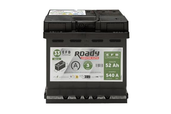 Batterie Start & Stop ROADY EFB N33 52AH 540A